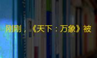 刚刚	
，《天下
：万象》被网易点名了！